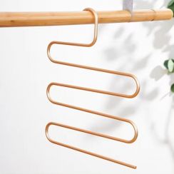 25Pcs Premium Aluminium Space Saving Folding Metal Trouser Racks
